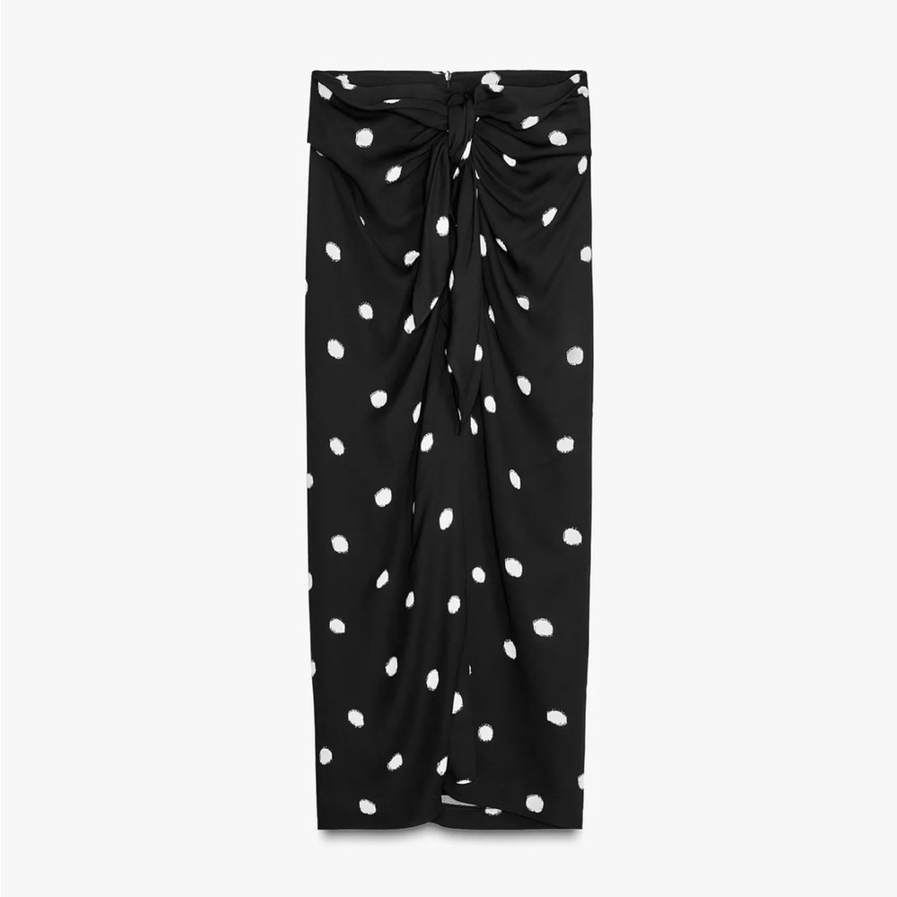 ZW Collection polka dot midi skirt.